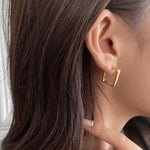 Retro Metallic Gold Color Multiple Small Circle Pendant Earrings 2022 New Jewelry Fashion Wedding Party Earrings For Woman
