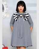 Zebra Print Maxi Dress